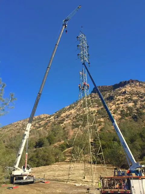 Truck Cranes Working in Remote Location